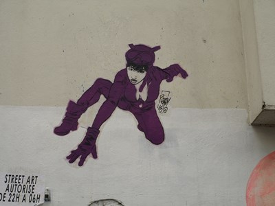 photo graffiti Paris 20eme arrondissement